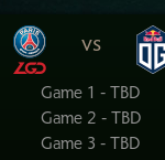 PSG.LGD -vs- OG